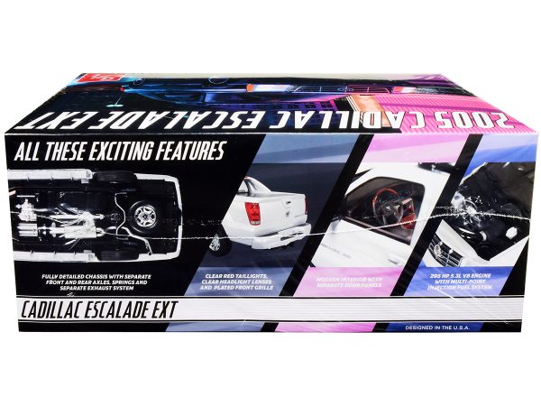 Skill 2 Model Kit 2005 Cadillac Escalade EXT 1/25 Scale Model by AMT - Image 2