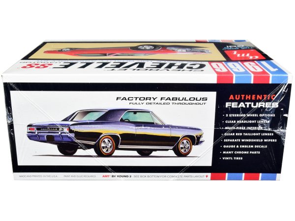 Skill 2 Model Kit 1966 Chevrolet Chevelle SS Hardtop 1/25 Scale Model by AMT - Image 2