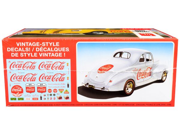 Skill 3 Model Kit 1940 Ford Coupe "Coca-Cola" 1/25 Scale Model by AMT - Image 4