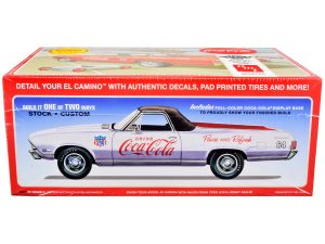 Skill 3 Model Kit 1968 Chevrolet El Camino SS and Soap Box Derby Racing Car 2 in 1 Kit "Coca-Cola" 1/25 Scale Model Car by AMT