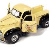 1947 Studebaker Pickup Truck Cream and Black "Coors Pilsner" 1/24 Diecast Model Car by Auto World - Image 3