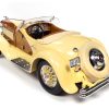 1935 Duesenberg SSJ Speedster Yukon Gold and Chocolate Brown 1/18 Diecast Model Car by Auto World - Image 2
