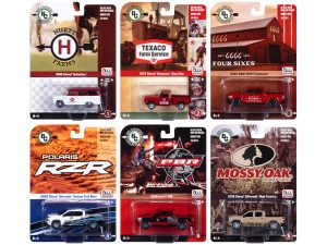 Big Country Collectibles 2023 Set of 6 pieces Release 1 1/64 Diecast Model Cars by Auto World