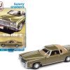 1975 Cadillac Eldorado Tarragon Gold Metallic with Rear Section of Roof Sandalwood Tan "Luxury Cruisers" Limited Edition to 14910 pieces Worldwide 1/64 Diecast Model Car by Auto World