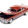 1975 Cadillac Coupe DeVille Firethorn Red Metallic with Firethorn Red Vinyl Top "Luxury Cruisers" Limited Edition 1/64 Diecast Model Car by Auto World - Image 2