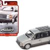 1985 Plymouth Voyager Minivan Radiant Silver Metallic with Roofrack "Mighty Minivans" Limited Edition 1/64 Diecast Model Car by Auto World - Image 2
