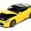 2023 Nissan Z Ikazuchi Yellow with Super Black Top "Import Legends" Limited Edition 1/64 Diecast Model Car by Auto World