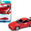 1992 Mitsubishi 3000GT VR-4 Monza Red "Import Legends" Limited Edition 1/64 Diecast Model Car by Auto World - Image 2