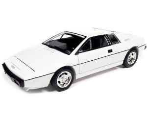 Lotus Esprit S1 Submarine Car White James Bond 007 "The Spy Who Loved Me" (1977) Movie "Silver Screen Machines" Series 1/18 Diecast Model Car by Auto World