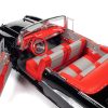 1957 Chevrolet Bel Air Convertible Onyx Black James Bond 007 "Dr. No" (1962) Movie "60 Years of Bond" Series 1/18 Diecast Model Car by Auto World - Image 3