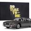 Aston Martin V8 RHD (Right Hand Drive) Black Metallic James Bond 007 "No Time To Die" (2021) Movie Diecast Model Car by Corgi - Image 4