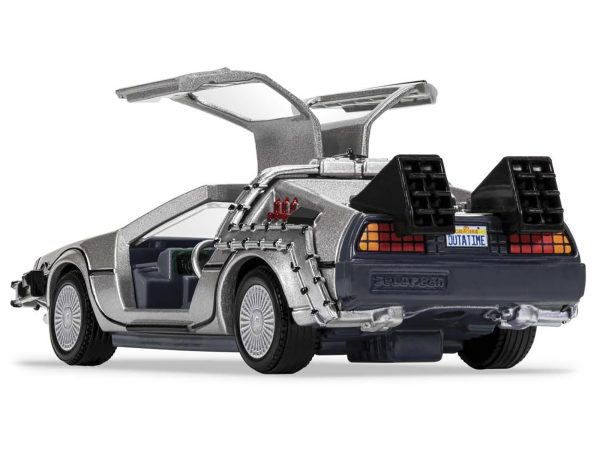 DMC DeLorean Time Machine with Doc Brown Figure "Back to the Future" (1985) Movie Diecast Model Car by Corgi - Image 4