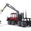 Komatsu 875.1 Forwarder Red and Black 1/32 Diecast Model by First Gear - Image 2
