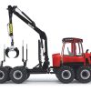 Komatsu 875.1 Forwarder Red and Black 1/32 Diecast Model by First Gear - Image 3