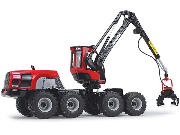 Komatsu 931XC.3 Harvester Red and Black 1/32 Diecast Model by First Gear - Image 5