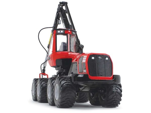 Komatsu 931XC.3 Harvester Red and Black 1/32 Diecast Model by First Gear - Image 2