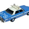 1976 Pontiac Catalina Blue and White "NYPD (New York City Police Department)" Limited Edition to 250 pieces Worldwide 1/43 Model Car by Goldvarg Collection - Image 2