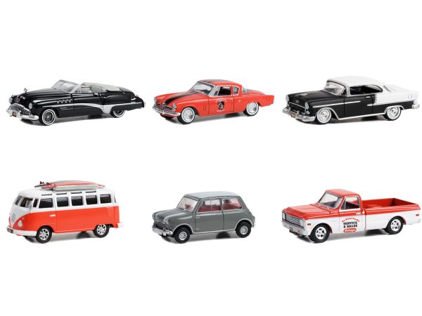 "Busted Knuckle Garage" Series 2 6 piece Set 1/64 Diecast Model Cars by Greenlight - Image 3