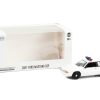1987-1993 Ford Mustang SSP White Police Car with Light Bar "Hot Pursuit" "Hobby Exclusive" Series 1/64 Diecast Model Car by Greenlight