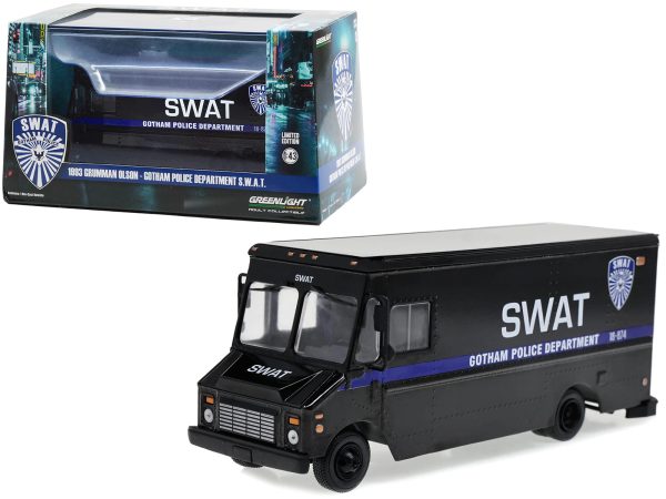 1993 Grumman Olson Van Black "Gotham Police Department S.W.A.T." 1/43 Diecast Model Car by Greenlight - Image 2