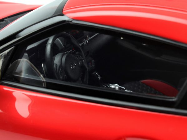 2020 Toyota Supra GR Heritage Edition Red 1/18 Model Car by GT Spirit - Image 4