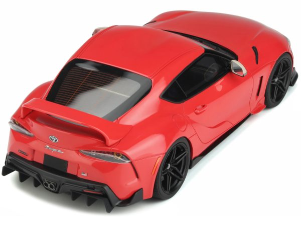 2020 Toyota Supra GR Heritage Edition Red 1/18 Model Car by GT Spirit - Image 2