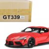 2020 Toyota Supra GR Heritage Edition Red 1/18 Model Car by GT Spirit - Image 5