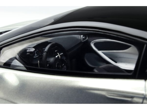 2021 McLaren Artura Silver Metallic with Black Top 1/18 Model Car by GT Spirit - Image 3