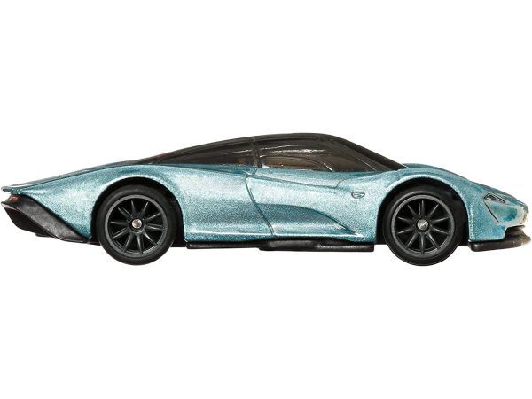 McLaren Speedtail Blue Metallic with Black Top "Exotic Envy" Series Diecast Model Car by Hot Wheels - Image 2