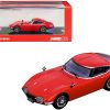 Toyota 2000GT (MF10) RHD (Right Hand Drive) Solar Red 1/64 Diecast Model Car by Inno Models - Image 2