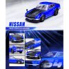 Nissan Fairlady Z (S30) RHD (Right Hand Drive) Blue Metallic with Carbon Hood 1/64 Diecast Model Car by Inno Models - Image 3