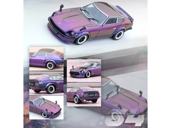 Nissan Fairlady Z (S30) RHD (Right Hand Drive) Midnight Purple II Metallic "Hong Kong Ani-Com and Games 2022" Event Edition 1/64 Diecast Model Car by Inno Models - Image 2