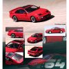 Nissan Fairlady Z (Z32) RHD (Right Hand Drive) Aztec Red with Sunroof and Extra Wheels 1/64 Diecast Model Car by Inno Models - Image 2