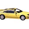 Nissan Fairlady Z (Z32) RHD (Right Hand Drive) Yellow Pearlglow with Sunroof and Extra Wheels 1/64 Diecast Model Car by Inno Models
