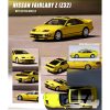 Nissan Fairlady Z (Z32) RHD (Right Hand Drive) Yellow Pearlglow with Sunroof and Extra Wheels 1/64 Diecast Model Car by Inno Models - Image 3