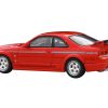 Nissan Skyline GT-R (R33) Nismo 400R RHD (Right Hand Drive) Super Clear Red II with Silver Stripes 1/64 Diecast Model Car by Inno Models