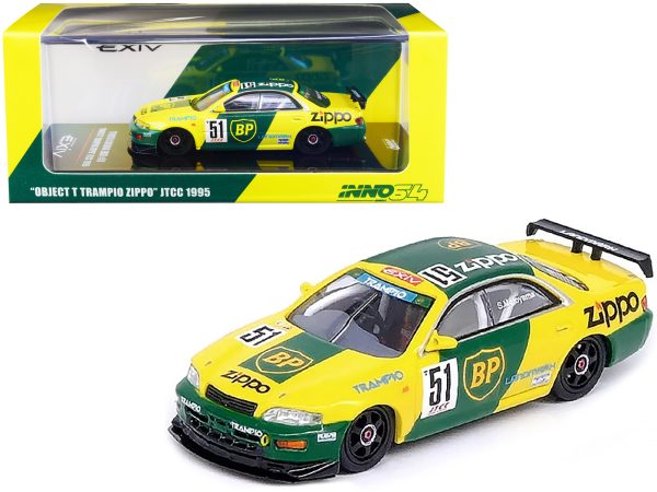 Toyota Corona EXIV #51 RHD (Right Hand Drive) Satoshi Motoyama "JTCC" Japan Touring Car Championship (1995) 1/64 Diecast Model Car by Inno Models - Image 2