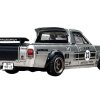 Nissan Sunny Hakotora Pickup Truck RHD (Right Hand Drive) #23 Silver Metallic with Black Graphics "Inazuma Work" 1/64 Diecast Model Car by Inno Models - Image 2