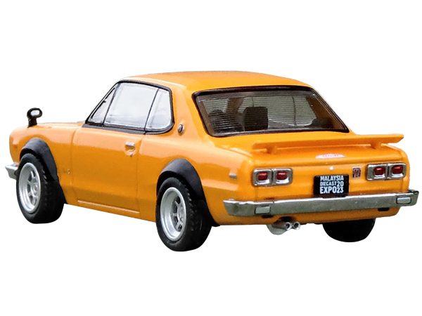 Nissan Skyline 2000 GT-R (KPGC10) RHD (Right Hand Drive) Orange "Malaysia Diecast Expo Event Edition" (2023) 1/64 Diecast Model Car by Inno Models - Image 3
