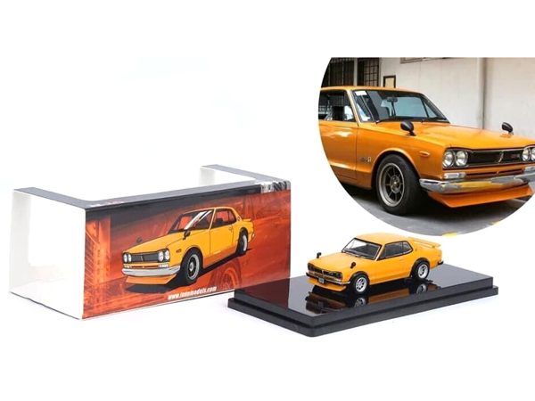 Nissan Skyline 2000 GT-R (KPGC10) RHD (Right Hand Drive) Orange "Malaysia Diecast Expo Event Edition" (2023) 1/64 Diecast Model Car by Inno Models - Image 2