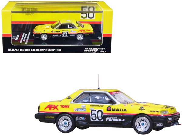 Nissan Skyline 2000 RS-X Turbo (DR30) RHD (Right Hand Drive) #50 Masahiro Hasemi - Aguri Suzuki "Hasemi Motorsport Dunlop" "All Japan Touring Car Championship" (1987) 1/64 Diecast Model Car by Inno Models - Image 2