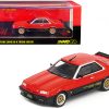 Nissan Skyline 2000 RS-X Turbo (DR30) RHD (Right Hand Drive) Red and Black 1/64 Diecast Model Car by Inno Models - Image 3