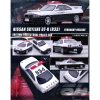 Nissan Skyline GT-R (R33) RHD (Right Hand Drive) Black and White "Saitama Prefectural" Police Car 1/64 Diecast Model Car by Inno Models - Image 2