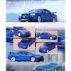 Nissan Skyline GT-R (R34) V-Spec II NUR RHD (Right Hand Drive) Bayside Blue Metallic 1/64 Diecast Model Car by Inno Models - Image 2