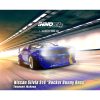 Nissan Silvia (S14) RHD (Right Hand Drive) Blue and Purple Metallic with Yellow Stripe "Tomonori Idekawa's Rocket Bunny Boss" 1/64 Diecast Model Car by Inno Models - Image 3