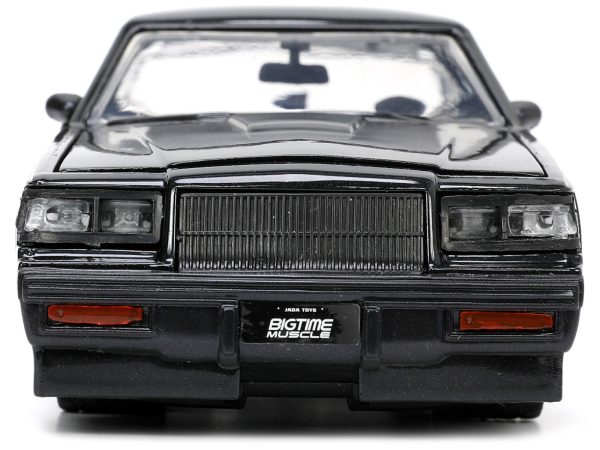 1987 Buick Grand National Black Metallic "Blackbird" "Bigtime Muscle" Series 1/24 Diecast Model Car by Jada - Image 4
