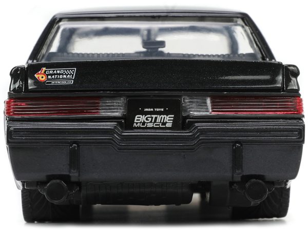 1987 Buick Grand National Black Metallic "Blackbird" "Bigtime Muscle" Series 1/24 Diecast Model Car by Jada - Image 5