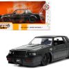 1987 Buick Grand National Black Metallic "Blackbird" "Bigtime Muscle" Series 1/24 Diecast Model Car by Jada