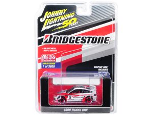 1990 Honda CRX #9 "Bridgestone" "Johnny Lightning 50th Anniversary" Limited Edition to 3600 pieces Worldwide 1/64 Diecast Model Car by Johnny Lightning
