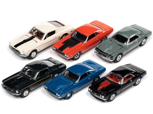 Johnny Lightning Collector's Tin 2021 Set of 6 Cars Release 3 Limited Edition of 7140 pieces Worldwide 1/64 Diecast Model Cars by Johnny Lightning - Image 2